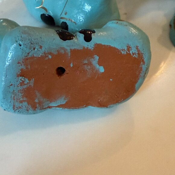 Nativity Scene Set - Mexican Tonala Blue Style - Picture 9 of 11